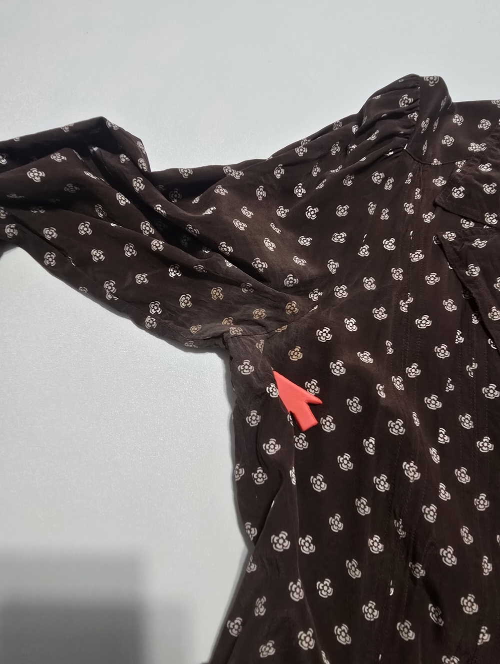 Polo Ralph Lauren Printed Shirt Dress Collared Long Sleeve Front Button Size 10 - Picture 7 of 14